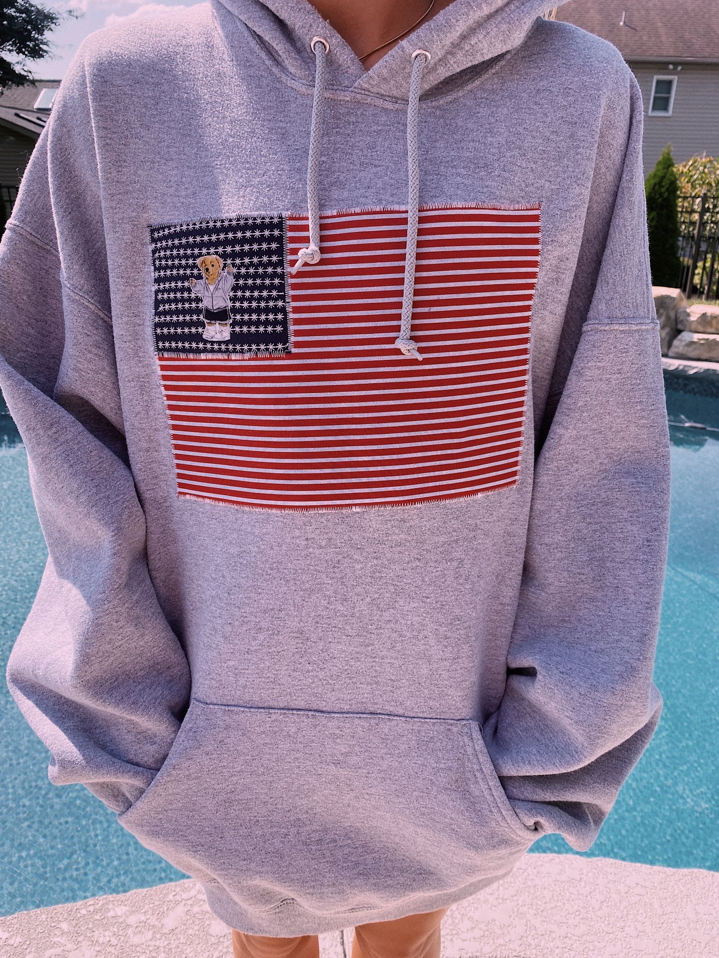 USA Flag Hoodie