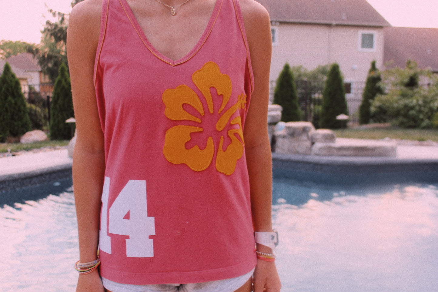 Hibiscus Jersey Tank