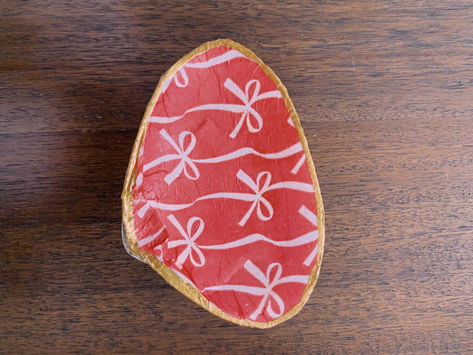 Large Red Bow Dish