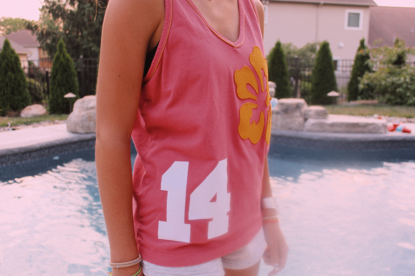 Hibiscus Jersey Tank